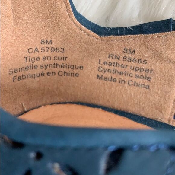 Halogen Blue Hanella Lace Up Ankle Tie Flat Sz 8 - Picture 5 of 6